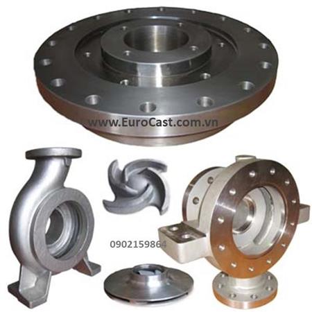 Đúc mẫu chảy mặt bích bơm